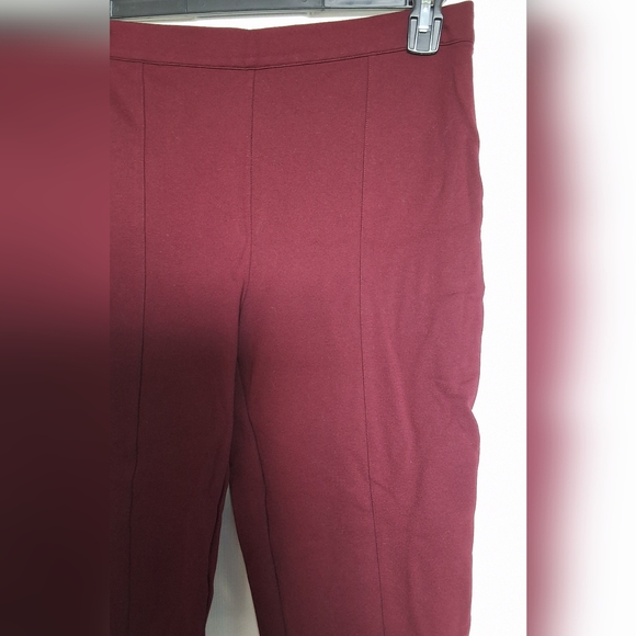 Modcloth XL Side Zip Cropped Comfort Dress Pants Pockets Holiday Casual Workwear - Picture 3 of 13